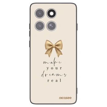 Picasee crna silikonska maskica za Motorola Edge 60 Fusion - Golden Dream