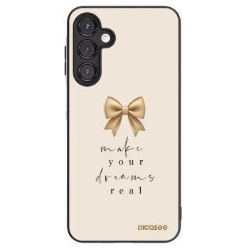 Picasee crna silikonska maskica za Samsung Galaxy A16 4G - Golden Dream