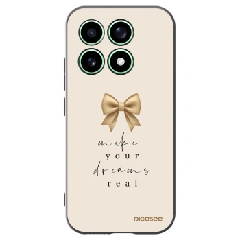 Picasee crna silikonska maskica za Xiaomi 17 - Golden Dream