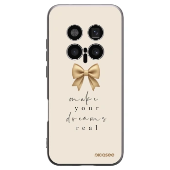 Picasee crna silikonska maskica za Honor Magic8 Pro 5G - Golden Dream