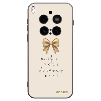 Picasee crna silikonska maskica za Vivo X300 Pro - Golden Dream