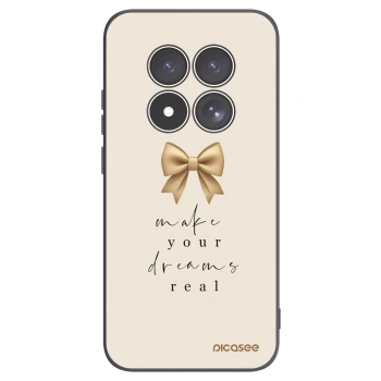 Picasee crna silikonska maskica za Xiaomi Redmi Note 15 Pro 5G - Golden Dream