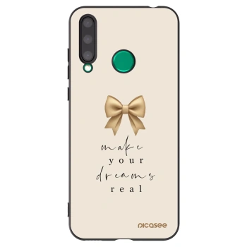 Picasee crna silikonska maskica za Honor 20 Lite - Golden Dream