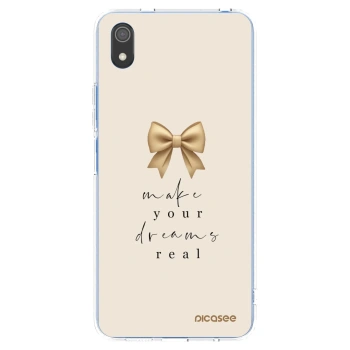 Picasee silikonska prozirna maskica za Xiaomi Redmi 7A - Golden Dream