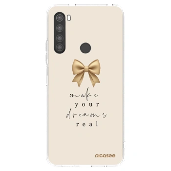 Picasee silikonska prozirna maskica za Xiaomi Redmi Note 8 - Golden Dream