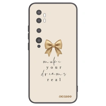 Picasee crna silikonska maskica za Xiaomi Mi Note 10 (Pro) - Golden Dream