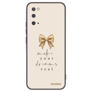 Picasee crna silikonska maskica za Samsung Galaxy S20 G980F - Golden Dream