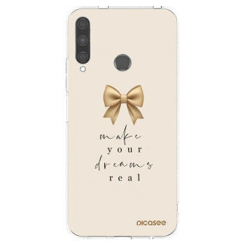 Picasee silikonska prozirna maskica za Huawei P40 Lite E - Golden Dream