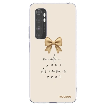 Picasee silikonska prozirna maskica za Xiaomi Mi Note 10 Lite - Golden Dream