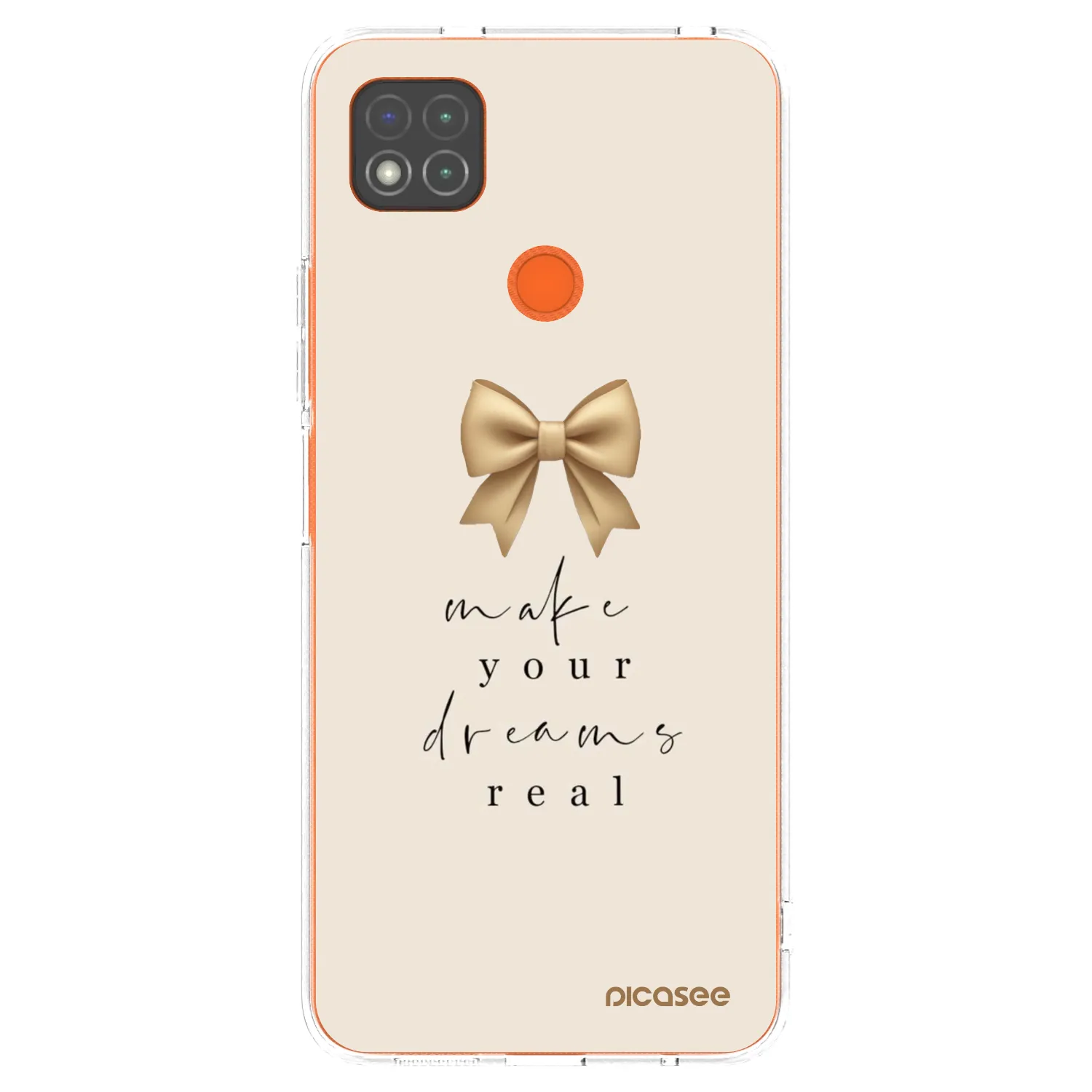 Picasee silikonska prozirna maskica za Xiaomi Redmi 9C - Golden Dream