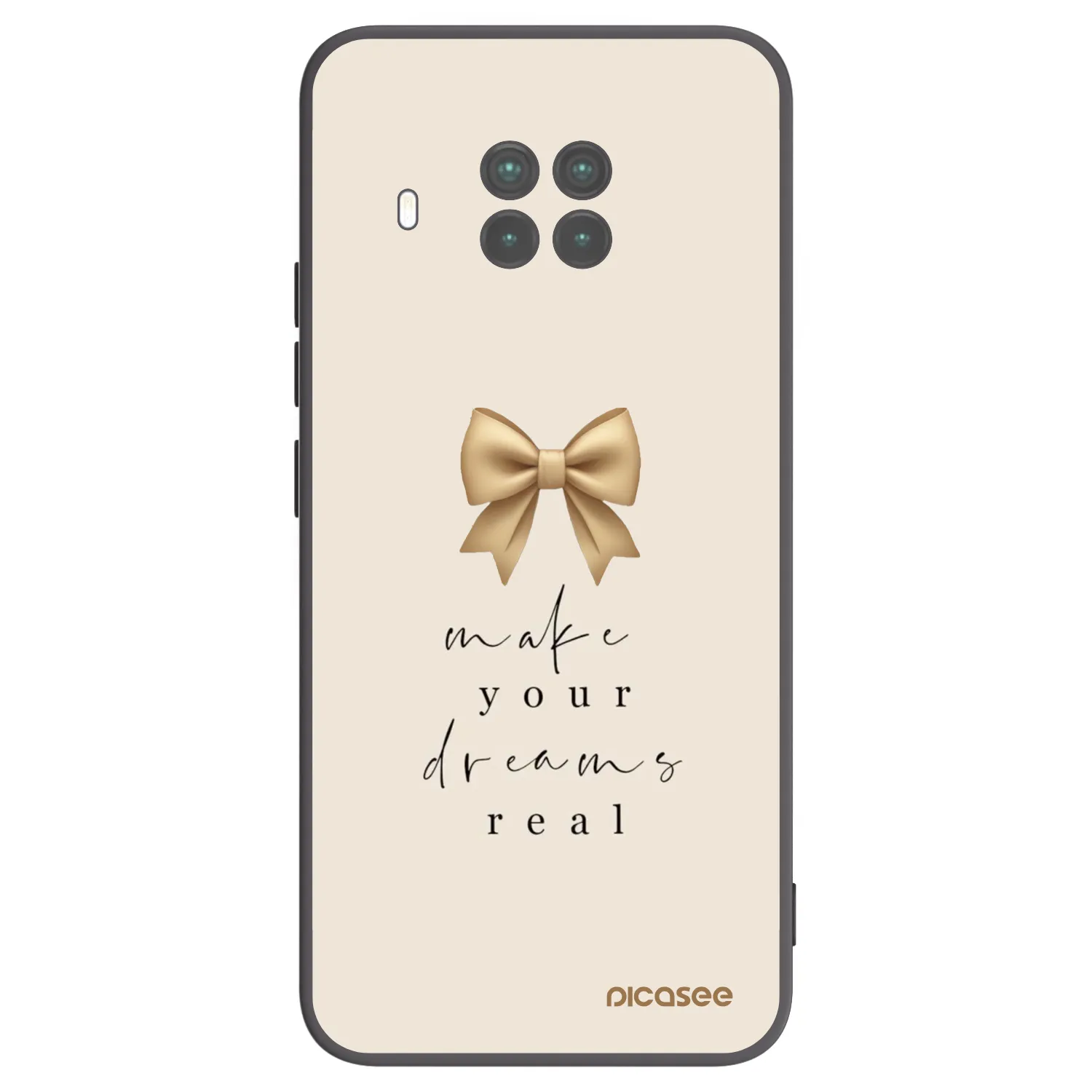 Picasee crna silikonska maskica za Xiaomi Mi 10T Lite - Golden Dream