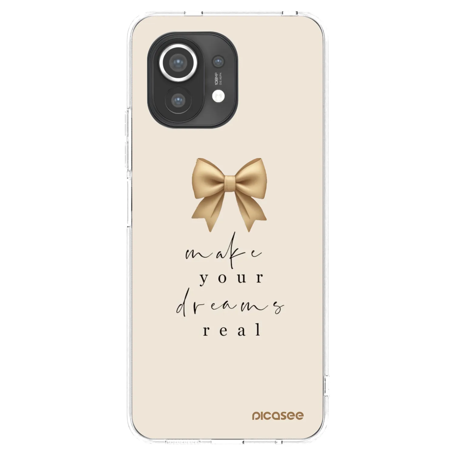 Picasee silikonska prozirna maskica za Xiaomi Mi 11 - Golden Dream