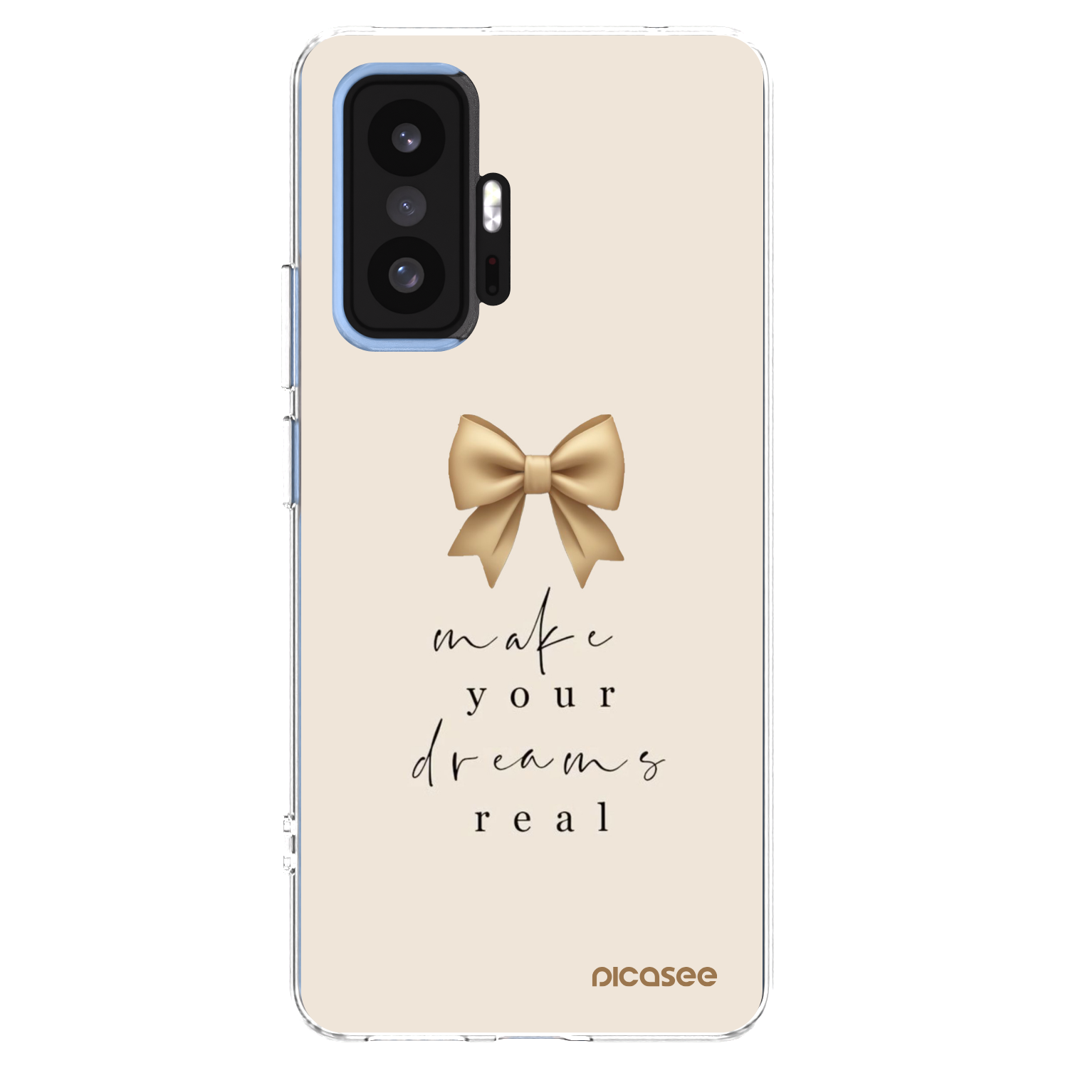 Picasee silikonska prozirna maskica za Xiaomi 11T Pro - Golden Dream