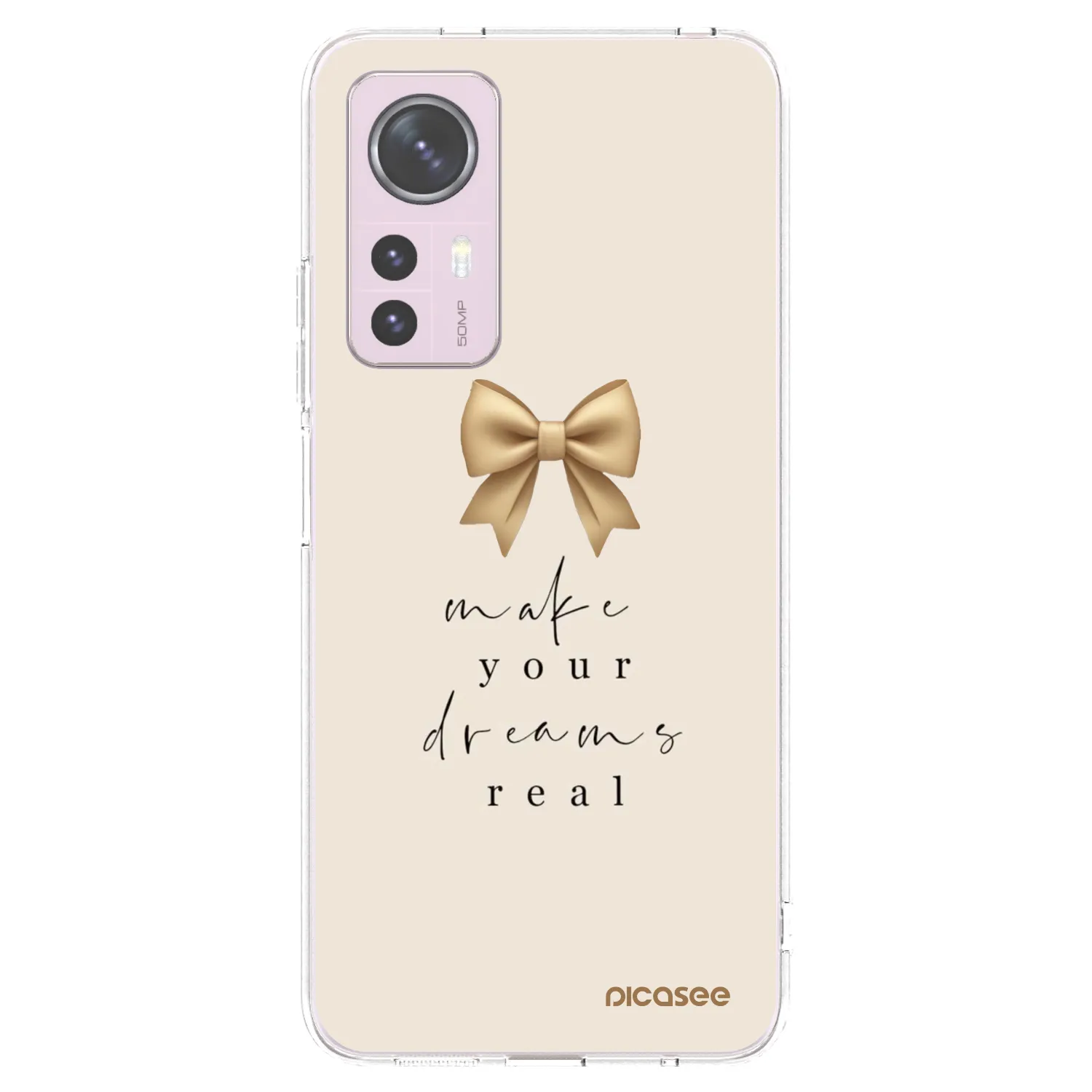Picasee silikonska prozirna maskica za Xiaomi 12 - Golden Dream