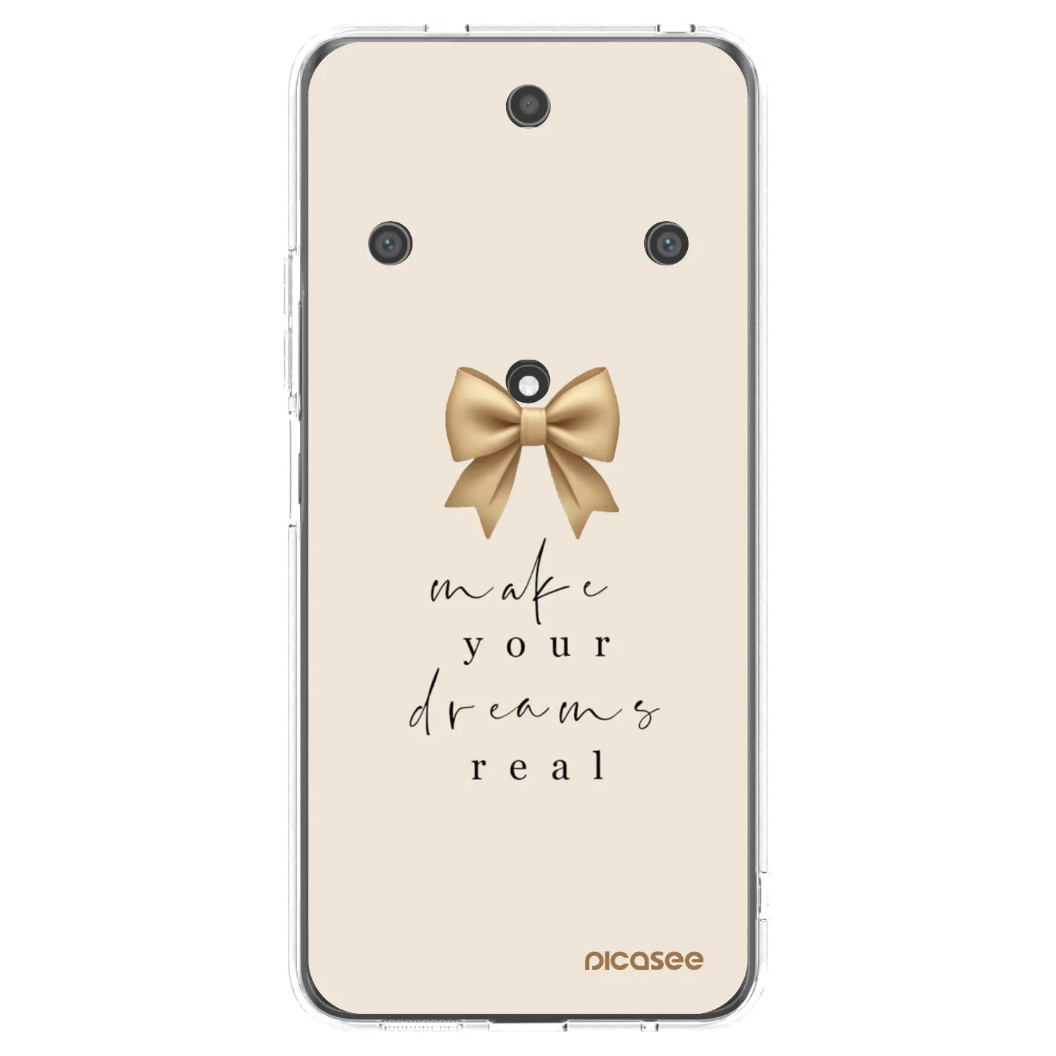 Picasee silikonska prozirna maskica za Honor Magic5 Lite 5G - Golden Dream