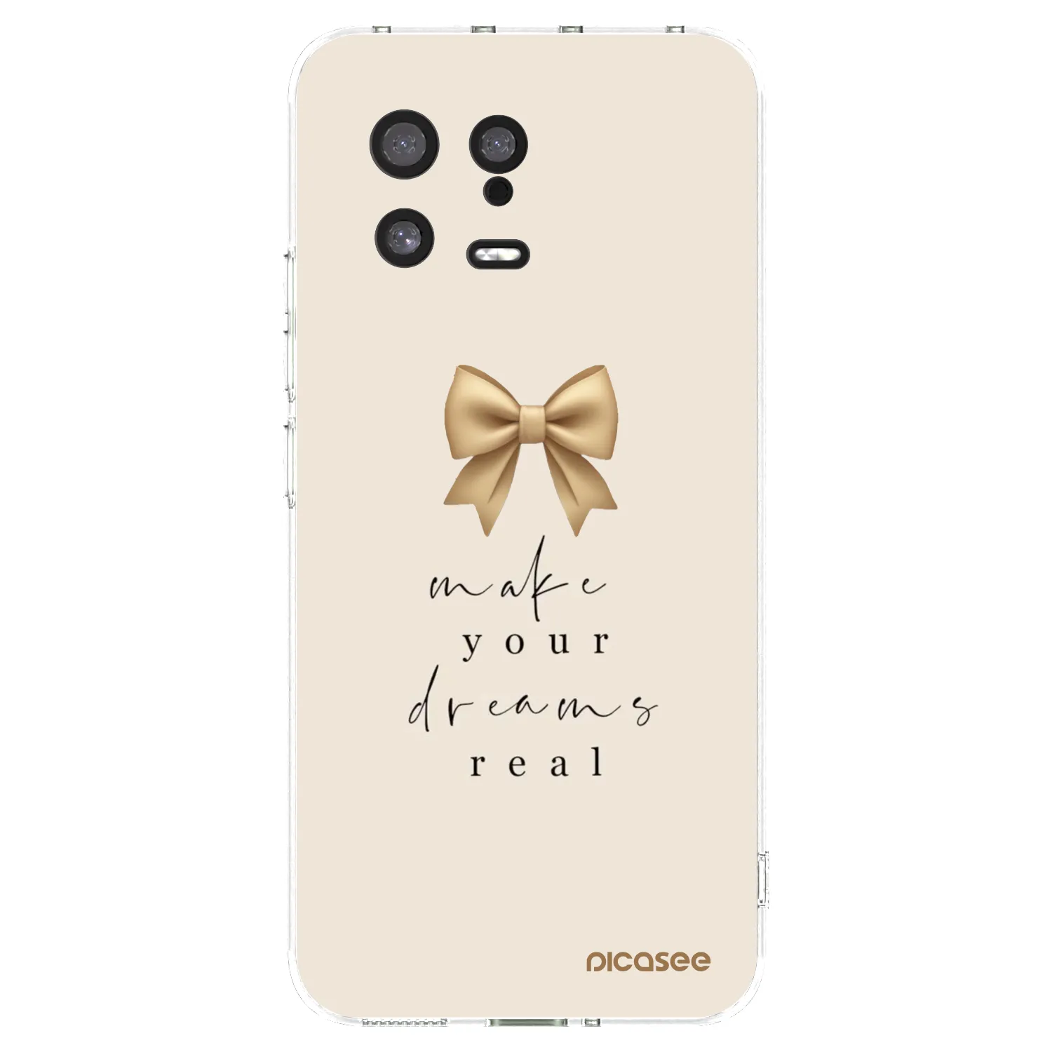 Picasee silikonska prozirna maskica za Xiaomi 13 - Golden Dream