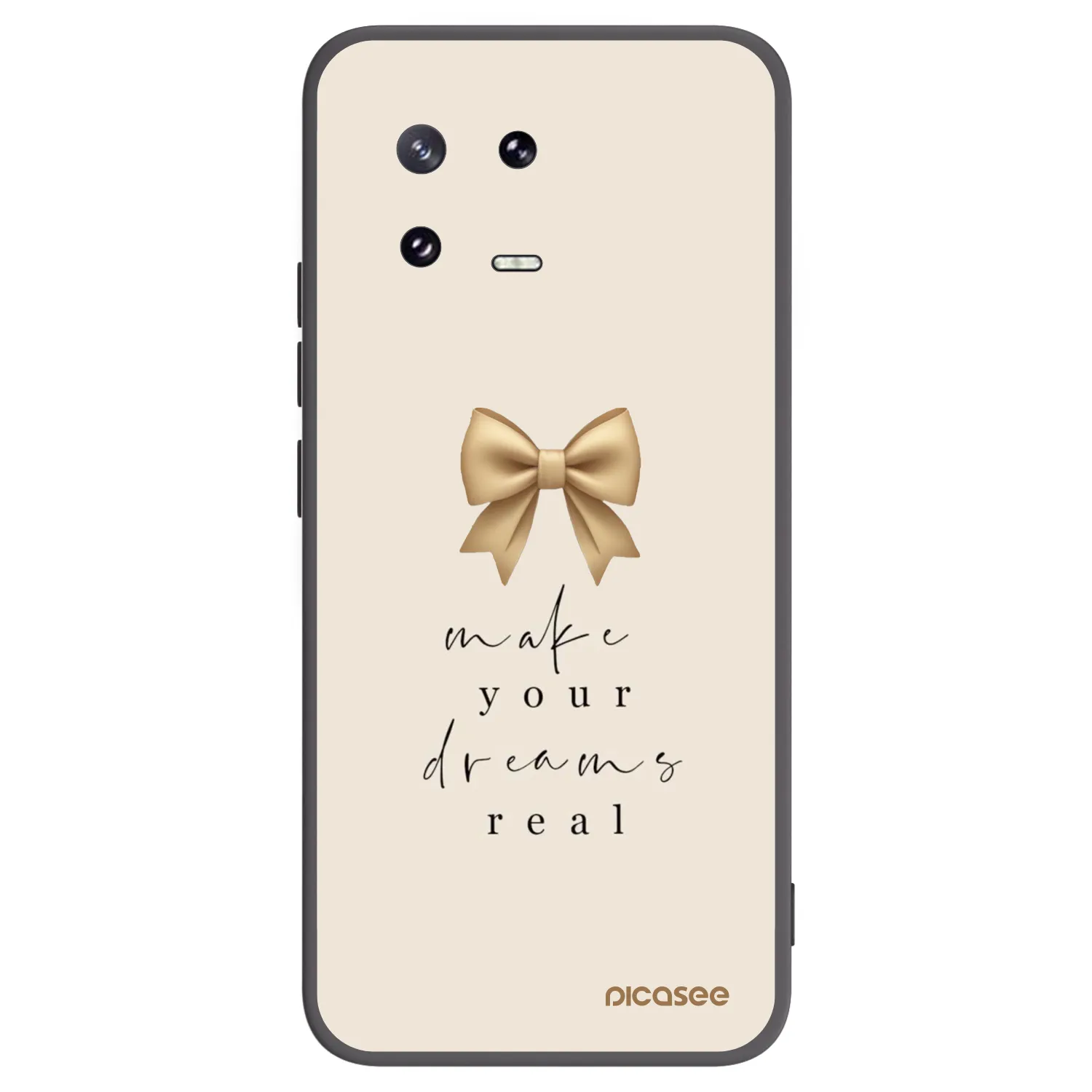 Picasee crna silikonska maskica za Xiaomi 13 Pro - Golden Dream