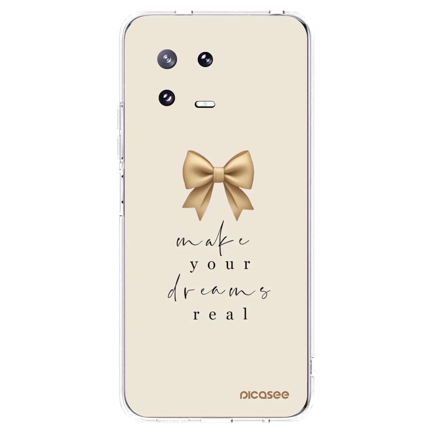 Picasee silikonska prozirna maskica za Xiaomi 13 Pro - Golden Dream