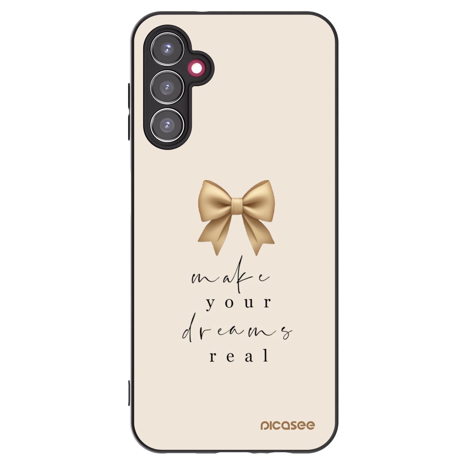 Picasee crna silikonska maskica za Samsung Galaxy A14 5G A146P - Golden Dream