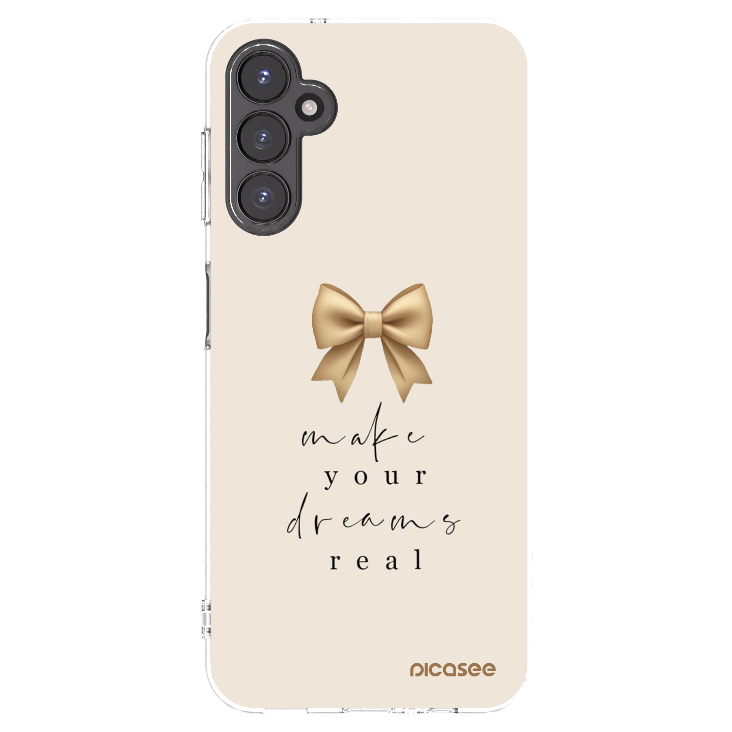 Picasee silikonska prozirna maskica za Samsung Galaxy A14 5G A146P - Golden Dream