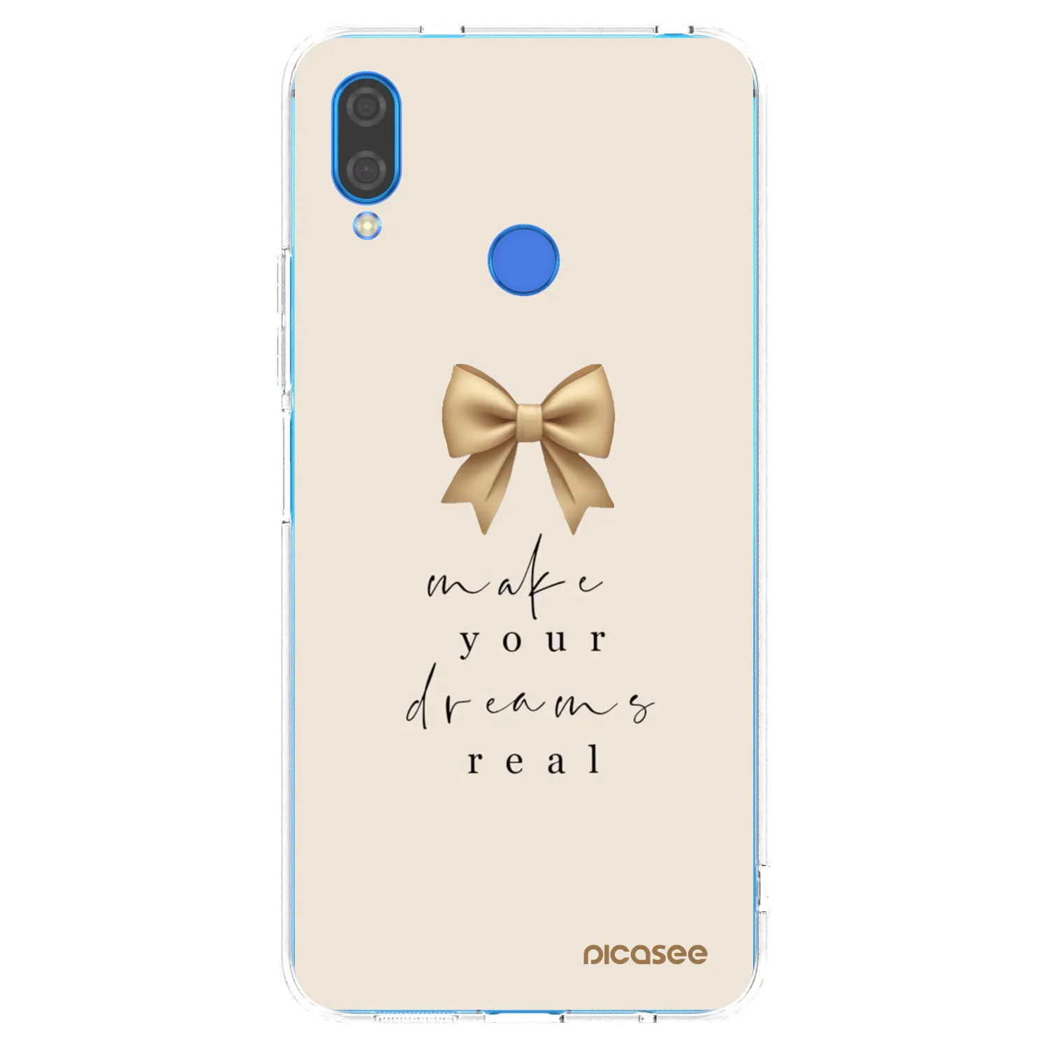 Picasee silikonska prozirna maskica za Huawei Nova 3i - Golden Dream