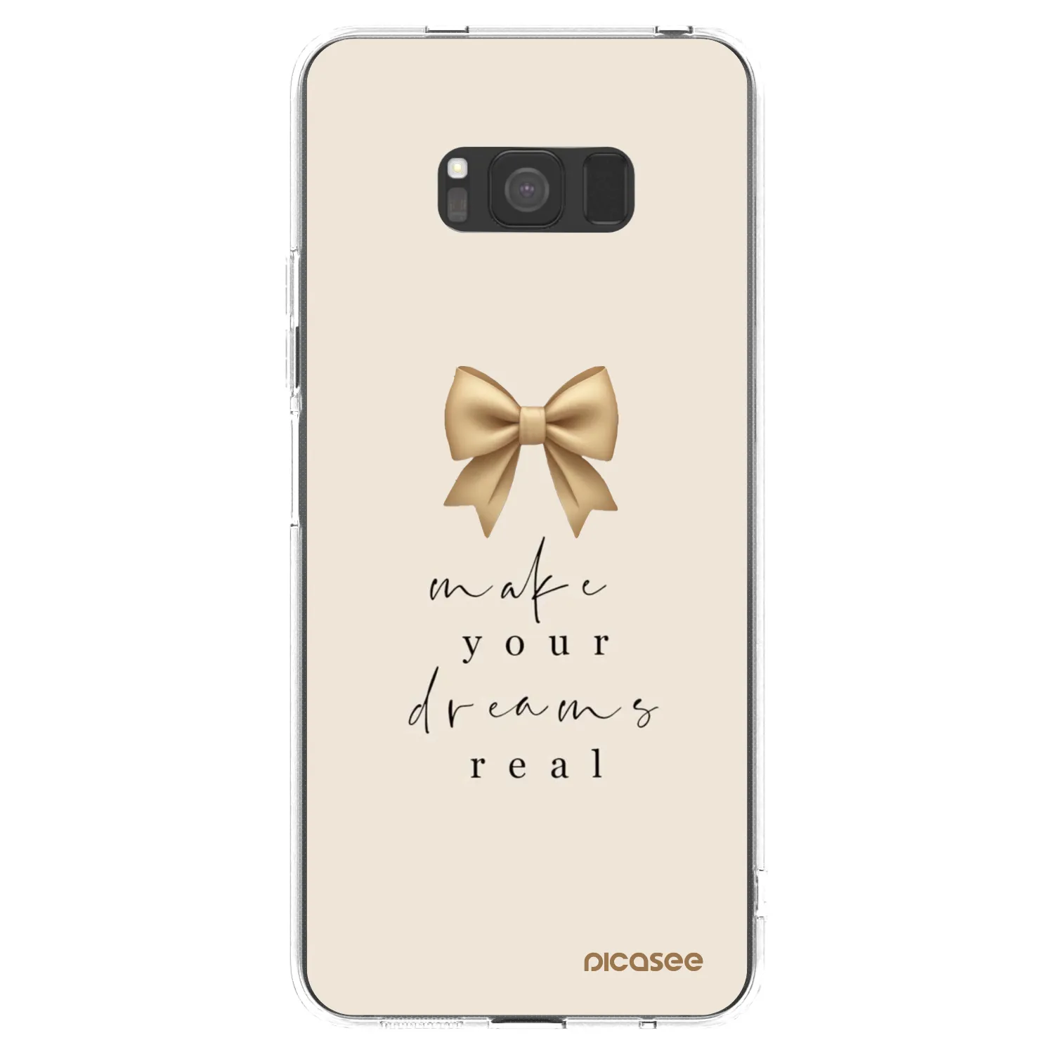Picasee silikonska prozirna maskica za Samsung Galaxy S8 G950F - Golden Dream