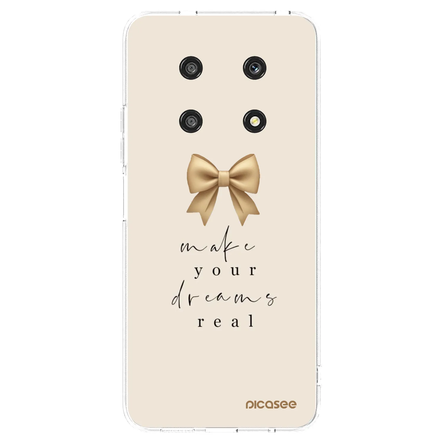 Picasee silikonska prozirna maskica za Honor Magic4 Lite 5G - Golden Dream