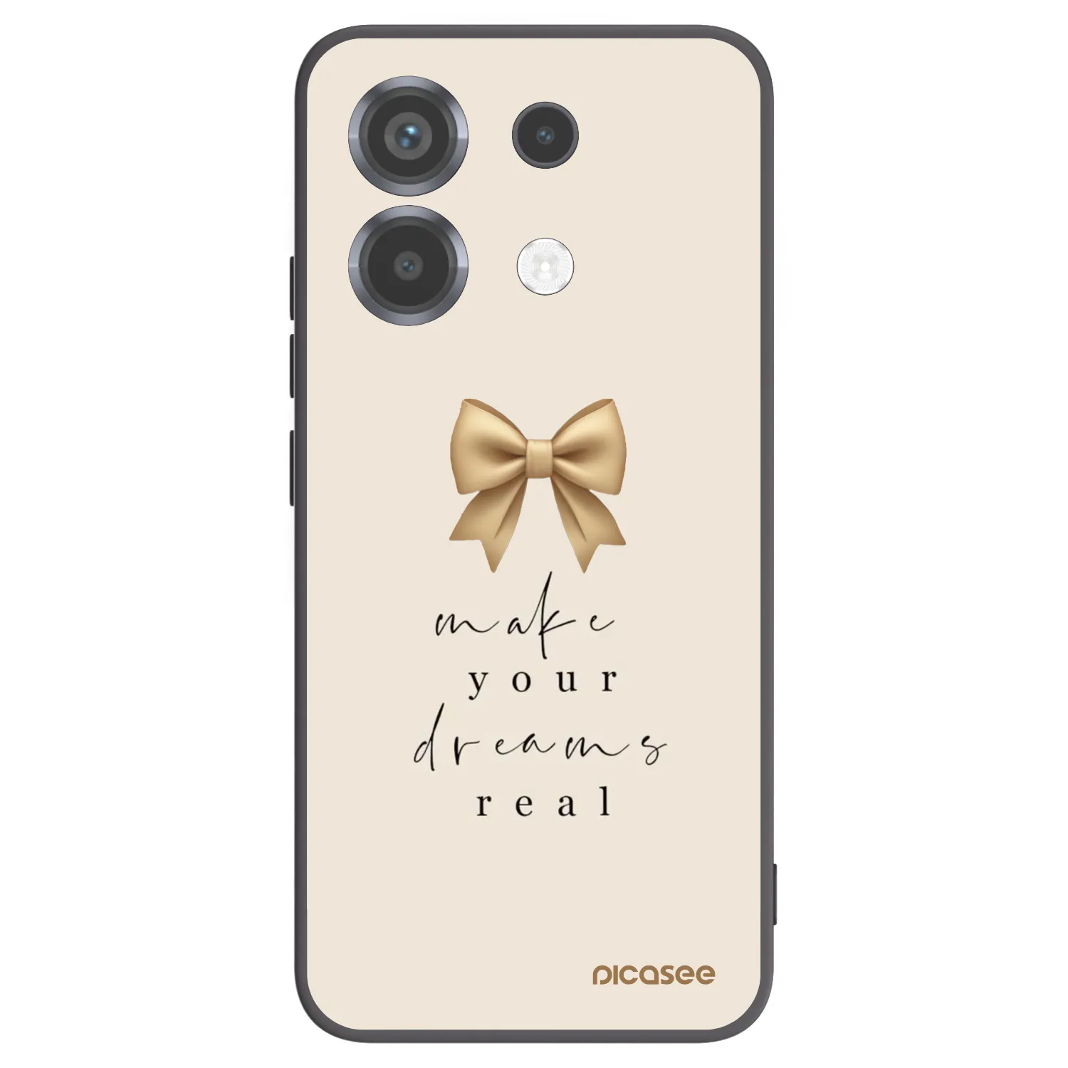 Picasee crna silikonska maskica za Xiaomi Poco X6 - Golden Dream