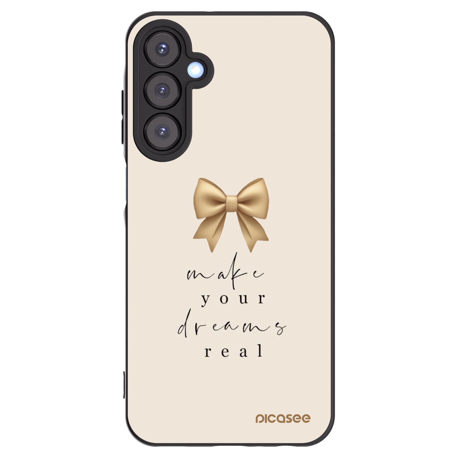 Picasee crna silikonska maskica za Samsung Galaxy A25 A256B 5G - Golden Dream