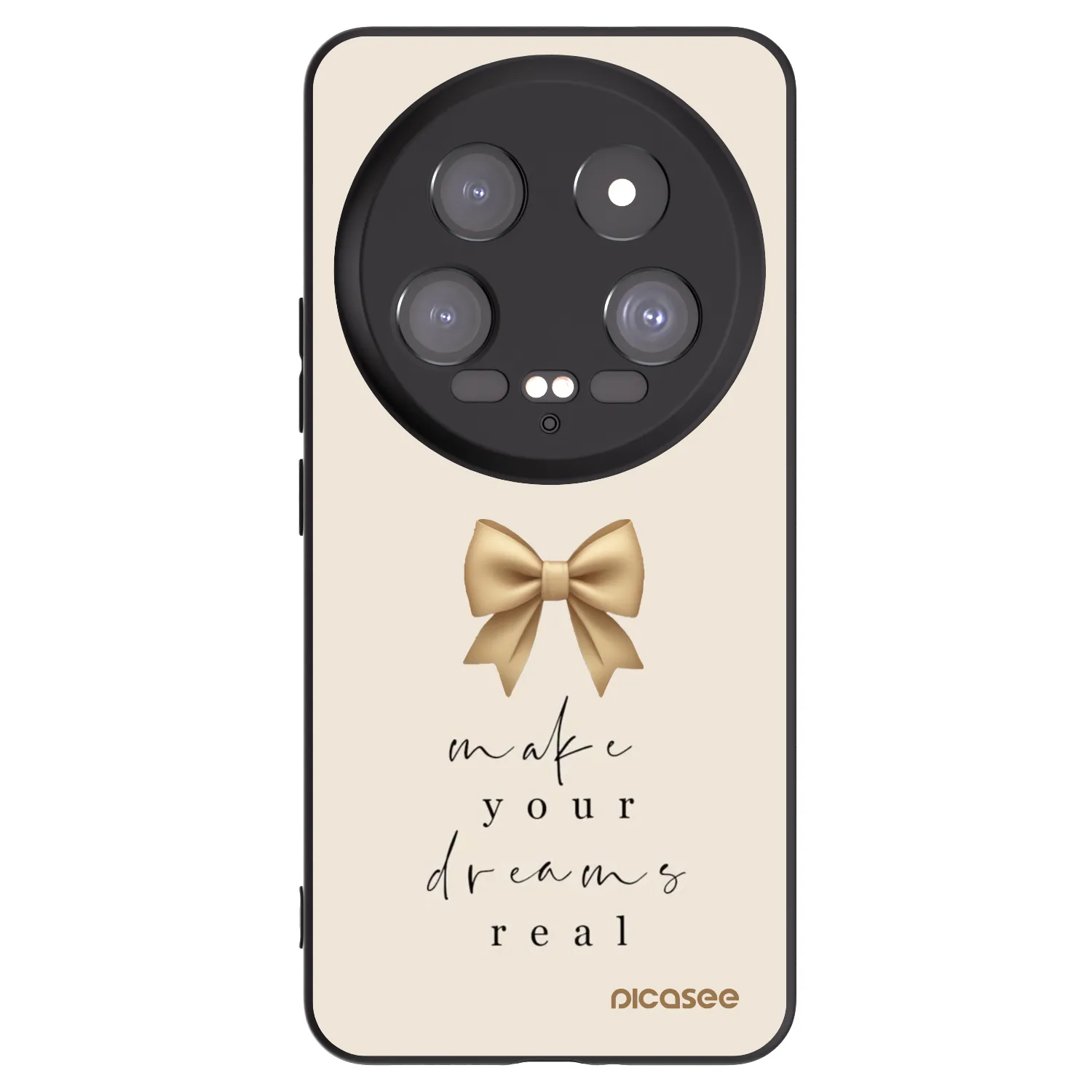 Picasee crna silikonska maskica za Xiaomi 14 Ultra - Golden Dream