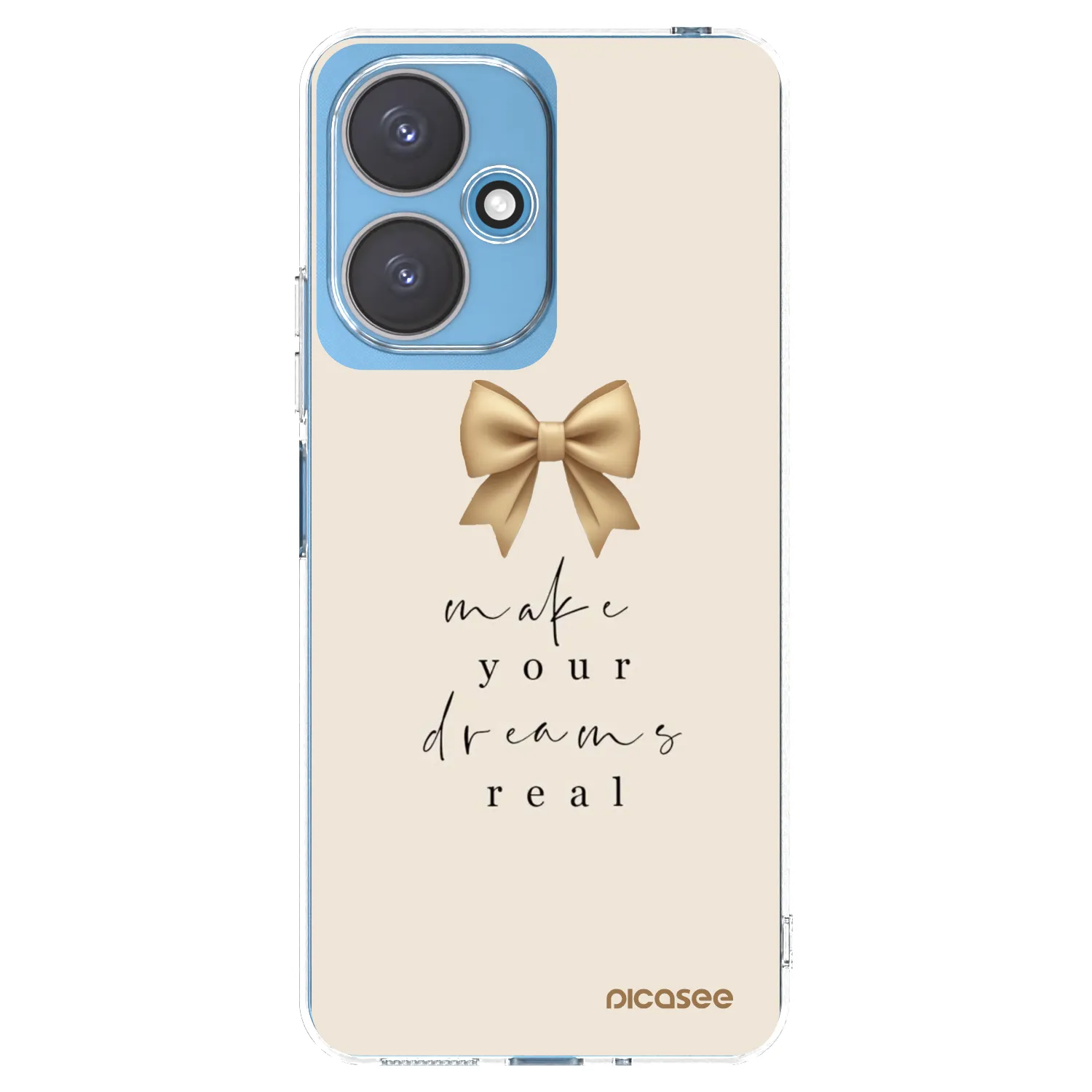 Picasee silikonska prozirna maskica za Xiaomi Redmi 13C 5G - Golden Dream