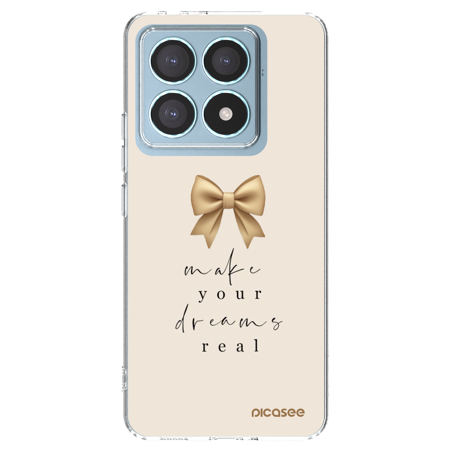 Picasee silikonska prozirna maskica za Xiaomi 14T Pro - Golden Dream