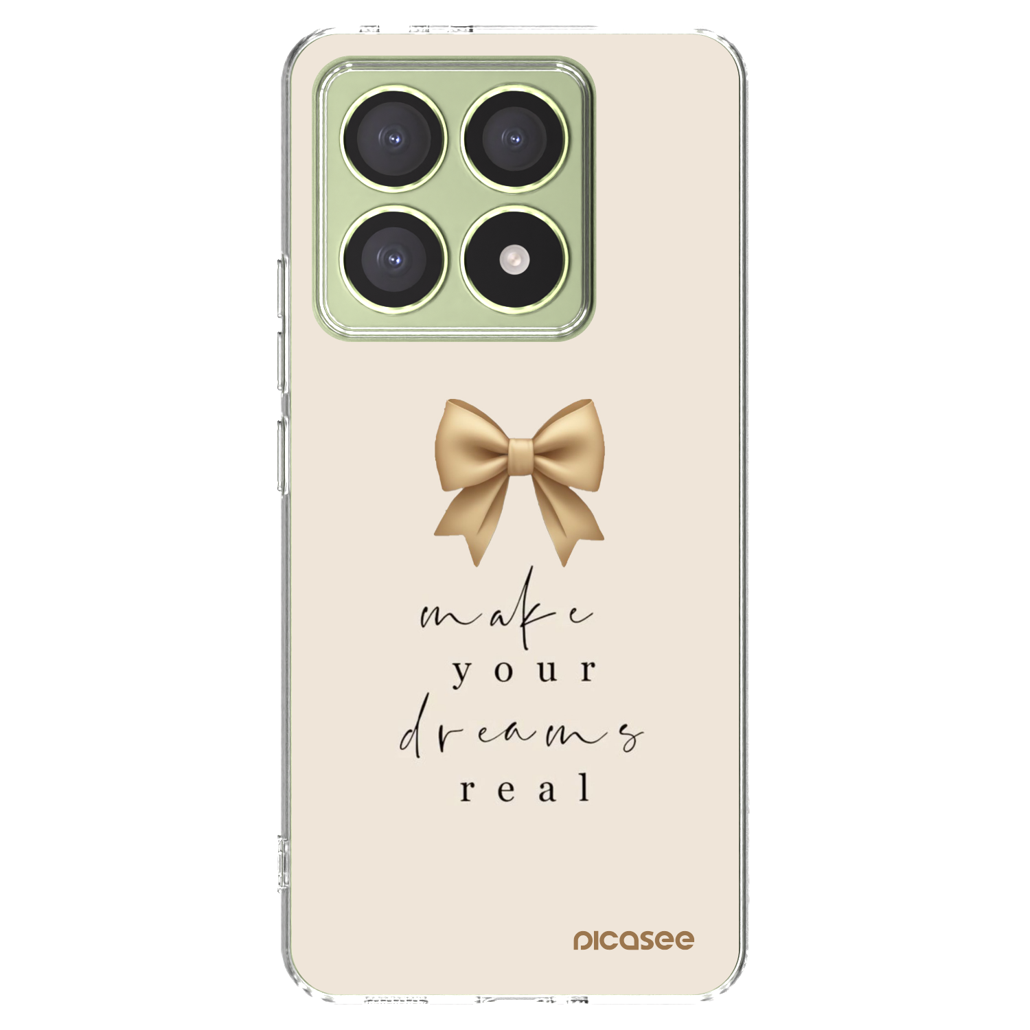Picasee silikonska prozirna maskica za Xiaomi 14T - Golden Dream