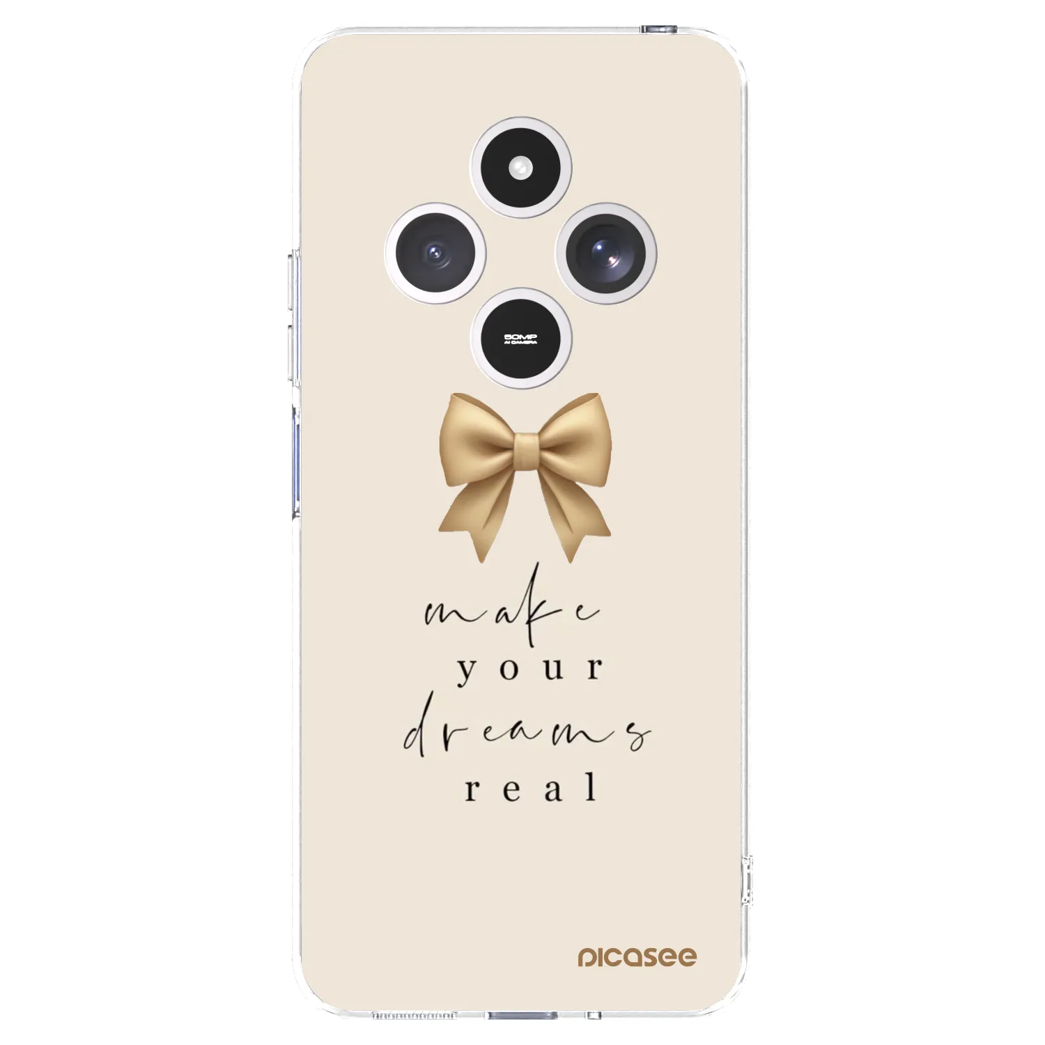 Picasee silikonska prozirna maskica za Xiaomi Redmi 14C - Golden Dream