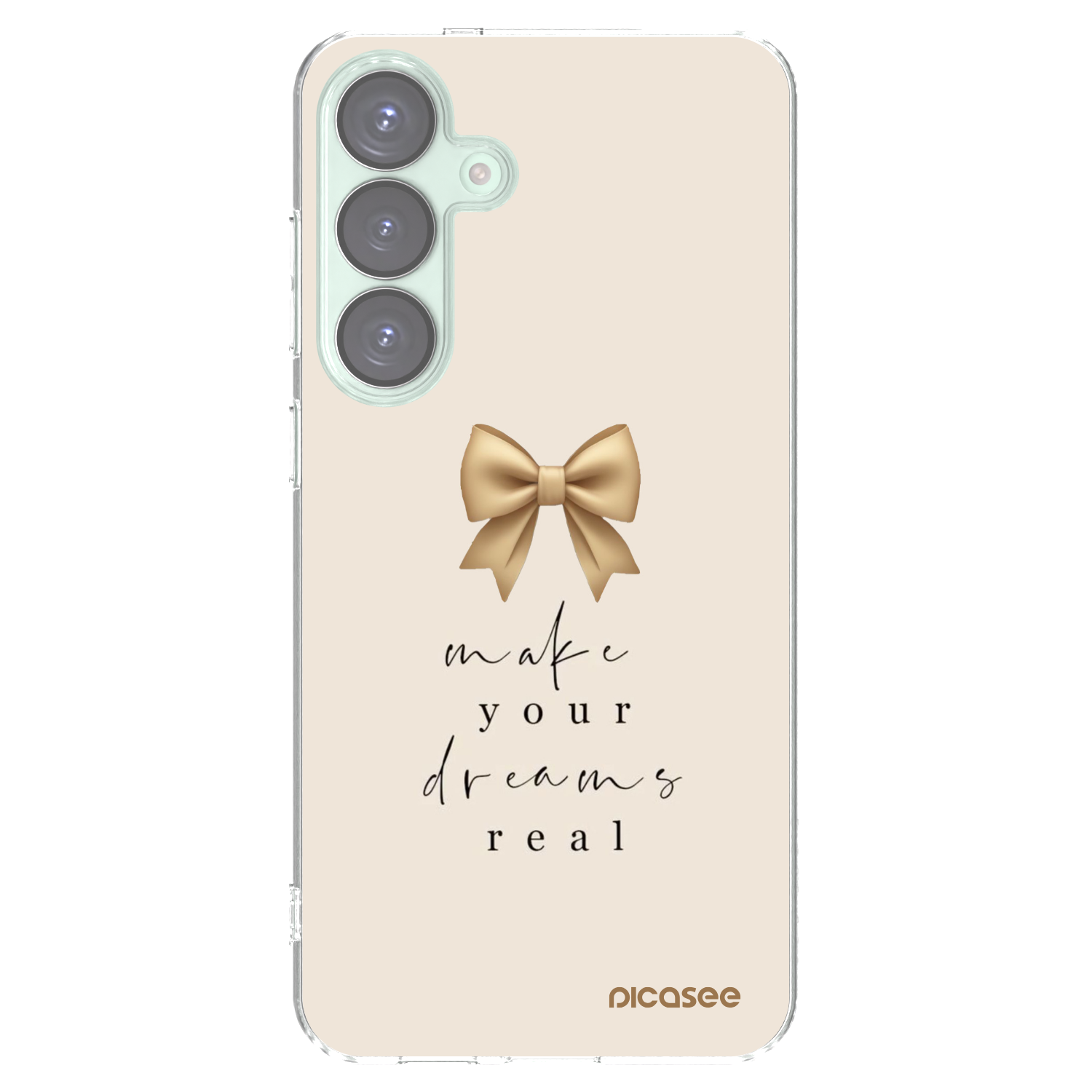 Picasee silikonska prozirna maskica za Samsung Galaxy S25+ 5G - Golden Dream