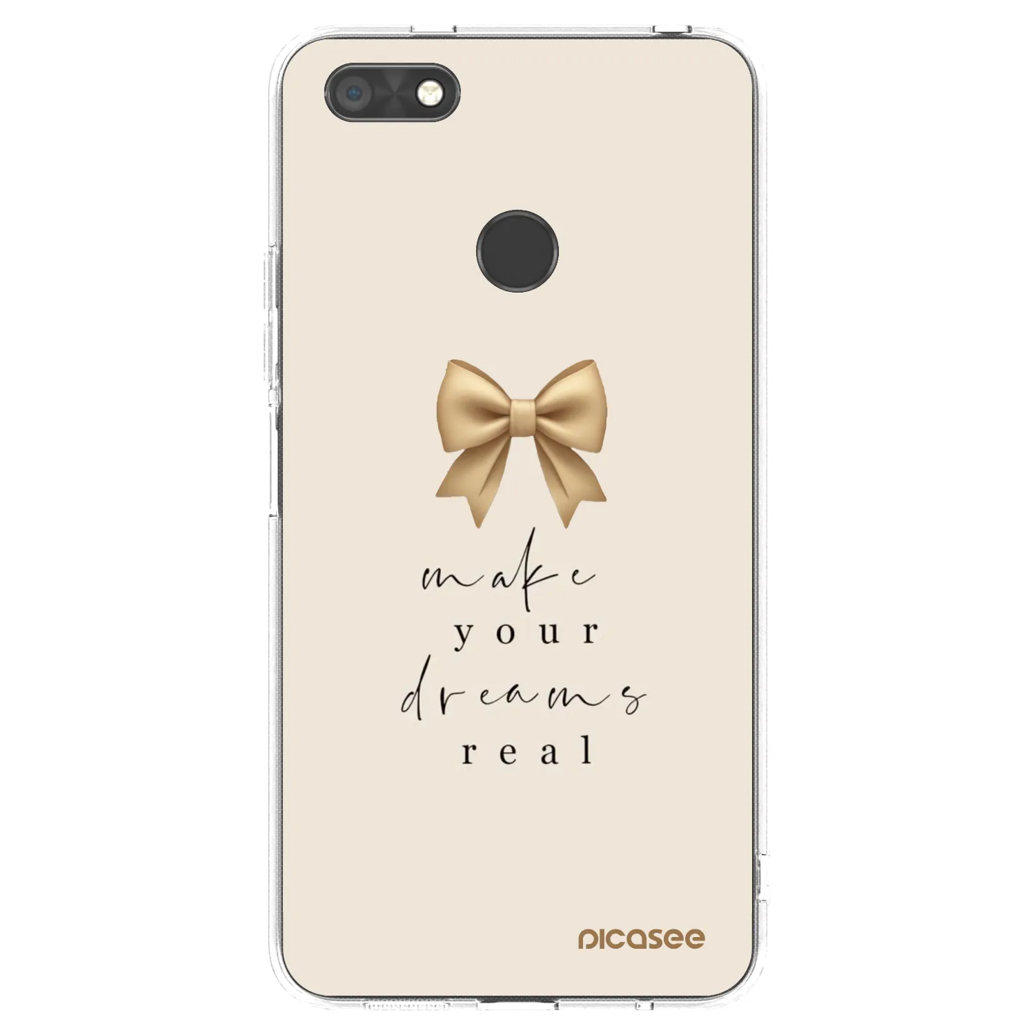 Picasee silikonska prozirna maskica za Huawei P9 Lite Mini - Golden Dream