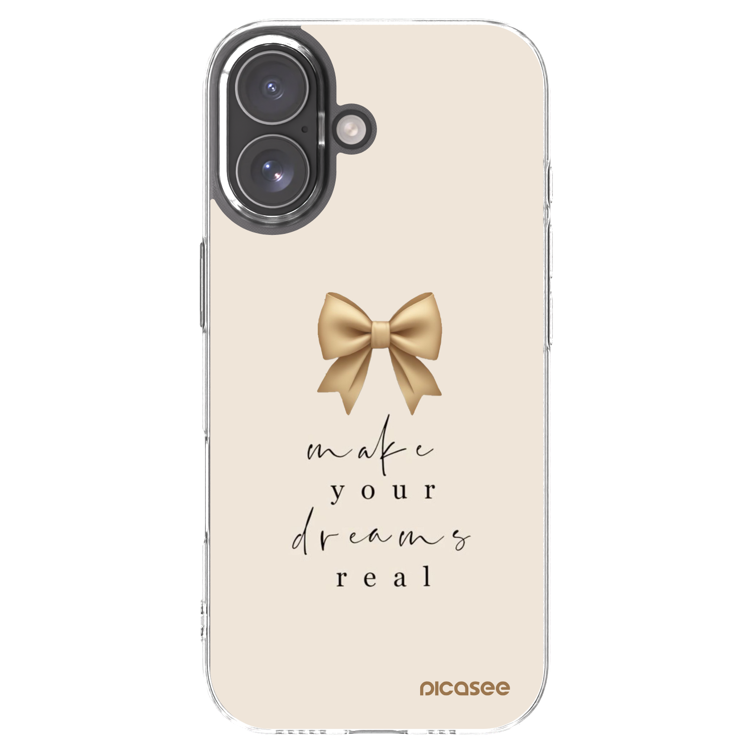 Picasee silikonska prozirna maskica za Apple iPhone 17 - Golden Dream