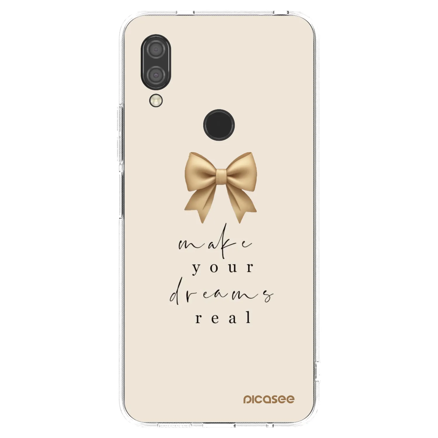 Picasee silikonska prozirna maskica za Xiaomi Redmi 7 - Golden Dream
