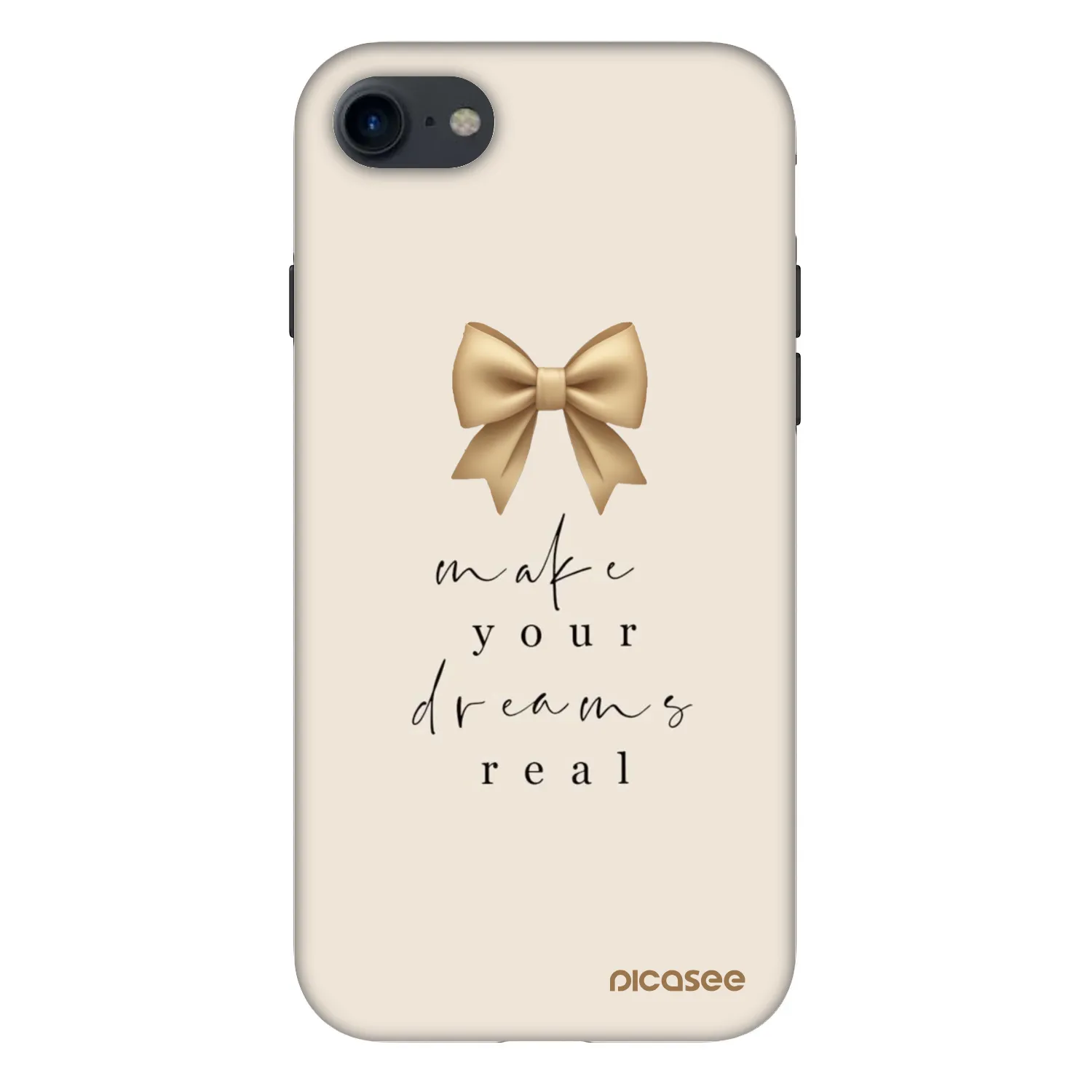 Picasee Fashion Case za Apple iPhone SE 2020 - Golden Dream