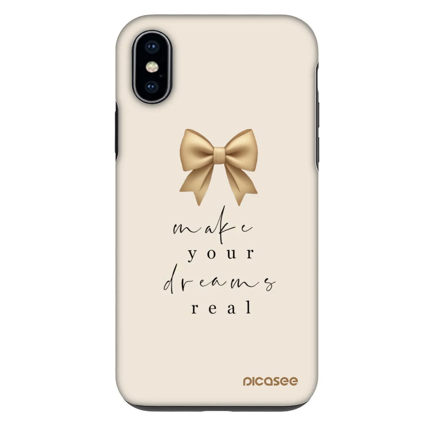 Picasee Fashion Case za Apple iPhone X/XS - Golden Dream