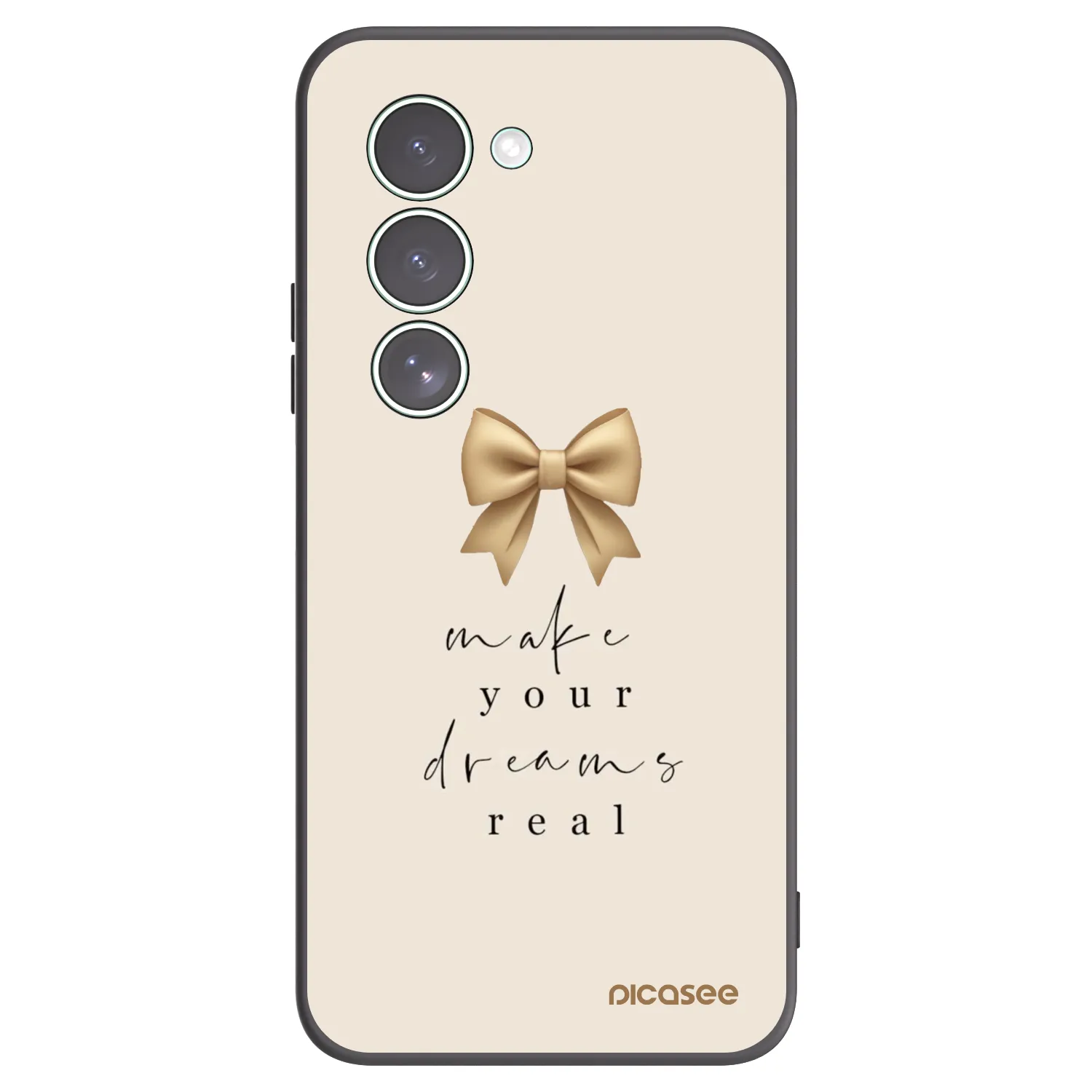 Picasee crna silikonska maskica za Xiaomi Redmi 15 5G - Golden Dream