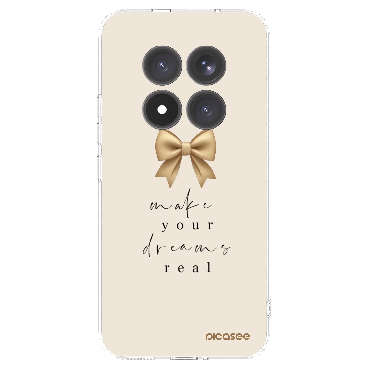 Picasee silikonska prozirna maskica za Xiaomi Redmi Note 15 Pro+ - Golden Dream