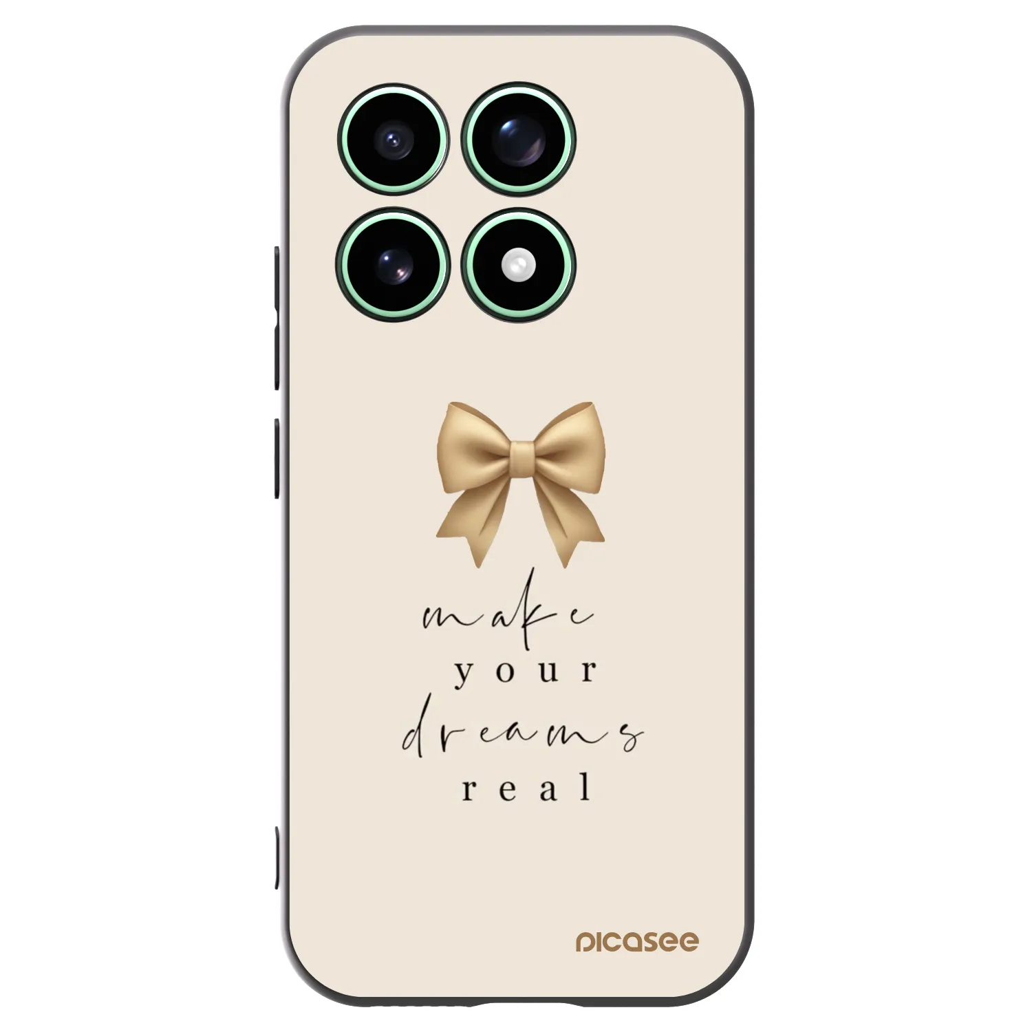 Picasee crna silikonska maskica za Xiaomi 17 - Golden Dream