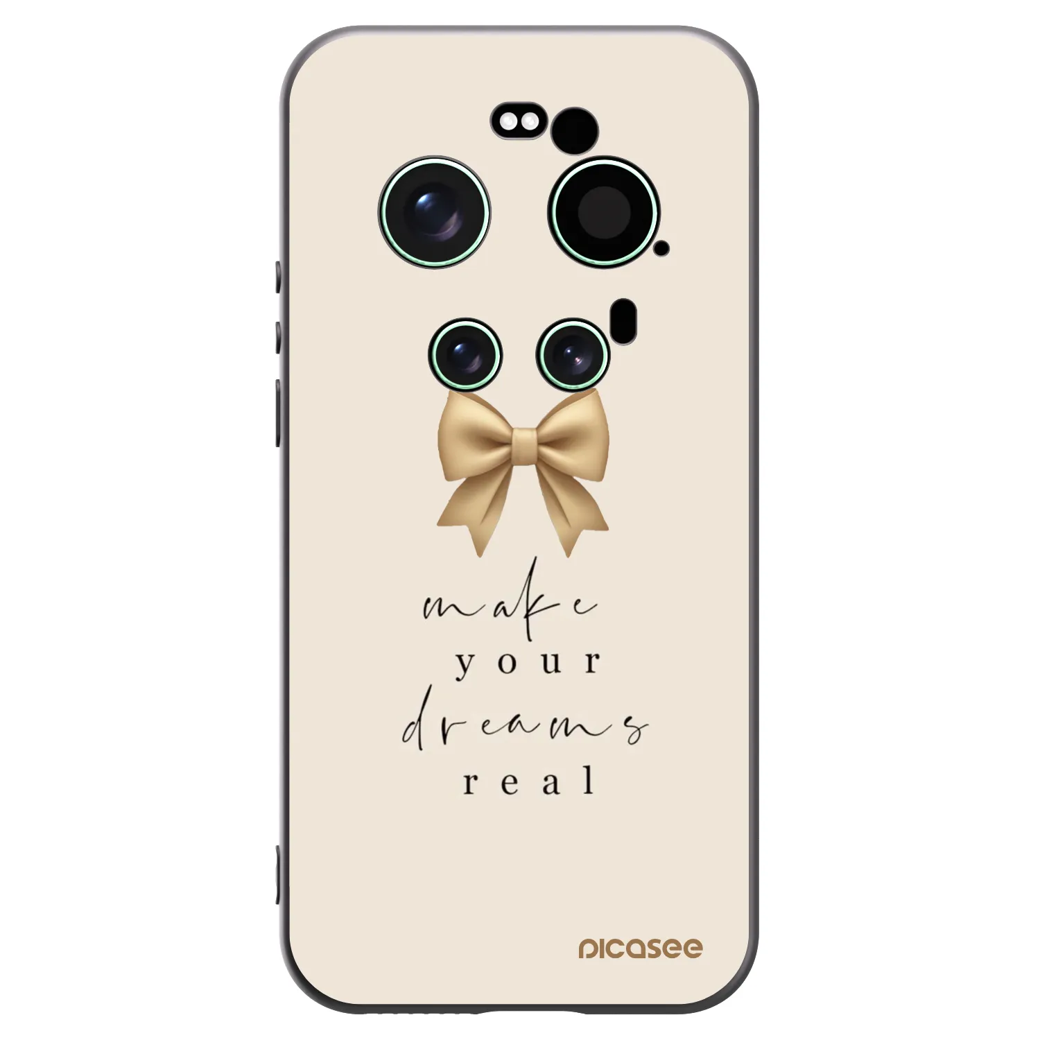 Picasee crna silikonska maskica za Xiaomi 17 Ultra - Golden Dream