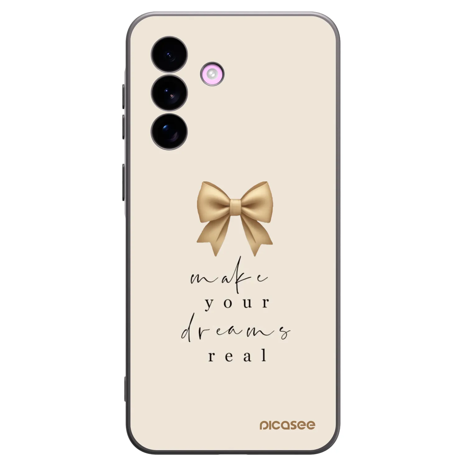 Picasee crna silikonska maskica za Samsung Galaxy A57 5G - Golden Dream