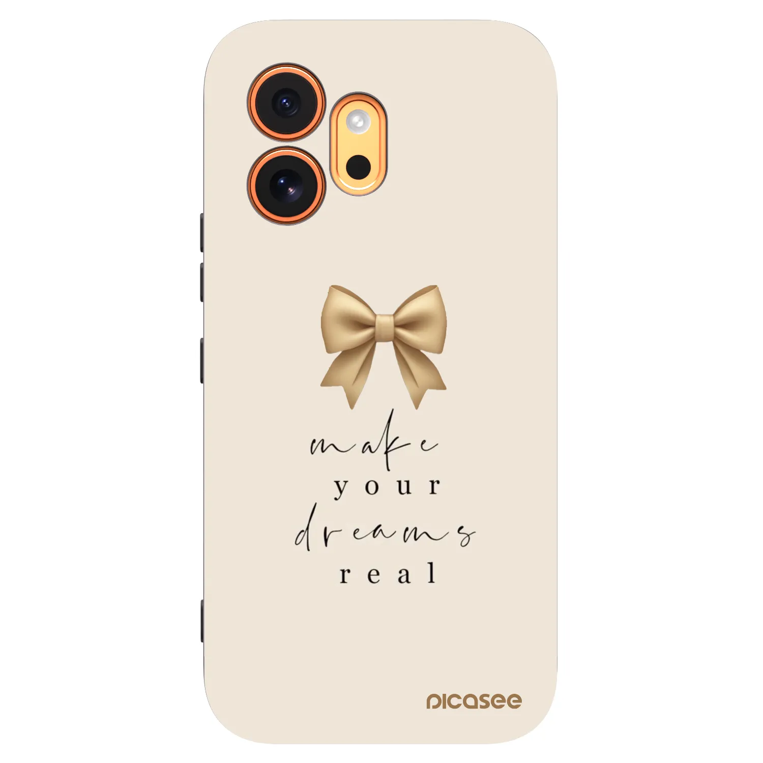 Picasee crna silikonska maskica za Honor 600 - Golden Dream