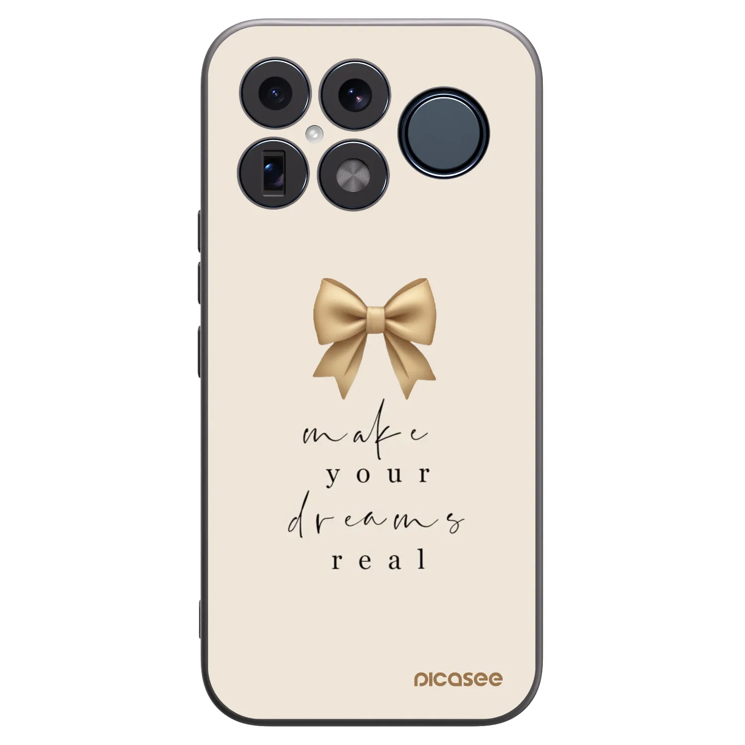Picasee crna silikonska maskica za Xiaomi Poco F8 Ultra - Golden Dream