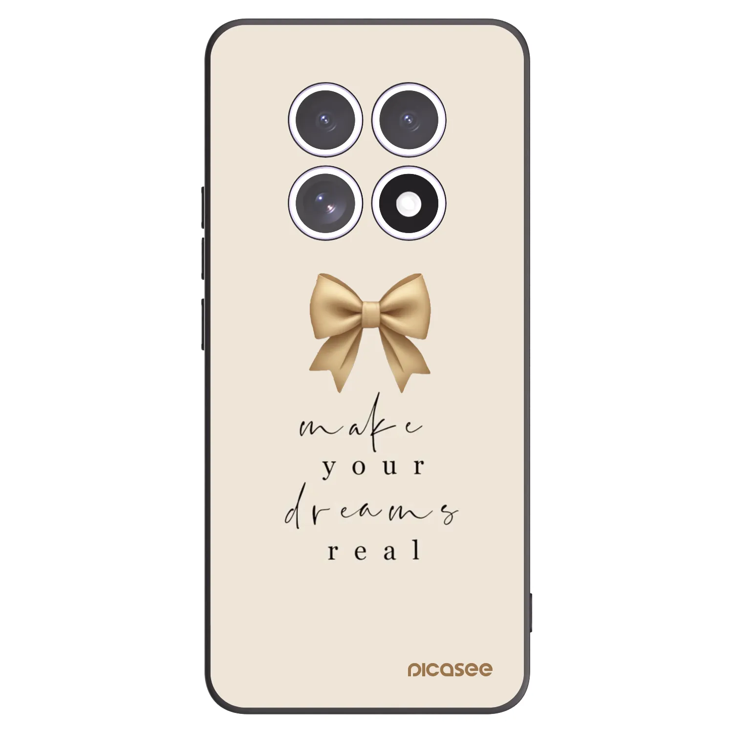 Picasee crna silikonska maskica za Xiaomi Redmi Note 15 5G - Golden Dream