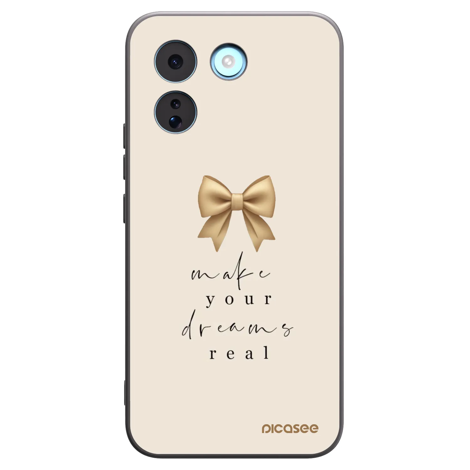 Picasee crna silikonska maskica za Xiaomi Redmi Note 17 Pro MAX 5G - Golden Dream