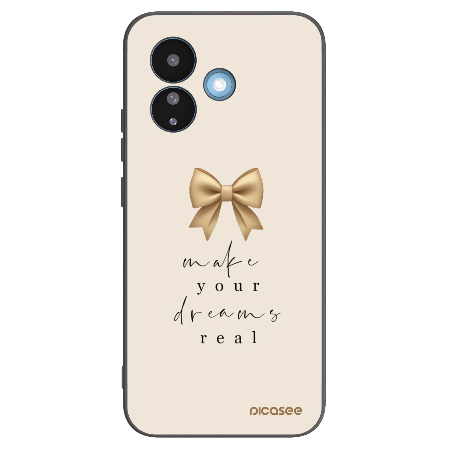 Picasee crna silikonska maskica za Xiaomi Redmi Note 17 Pro 5G - Golden Dream